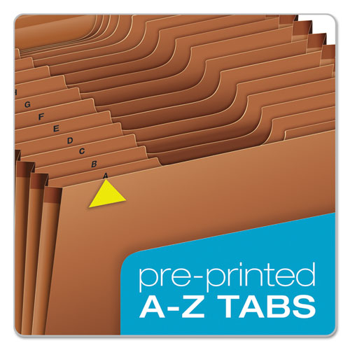 Pendaflex® wholesale. PENDAFLEX Heavy-duty Expanding File, 21 Sections, 1-3-cut Tab, Legal Size, Redrope. HSD Wholesale: Janitorial Supplies, Breakroom Supplies, Office Supplies.