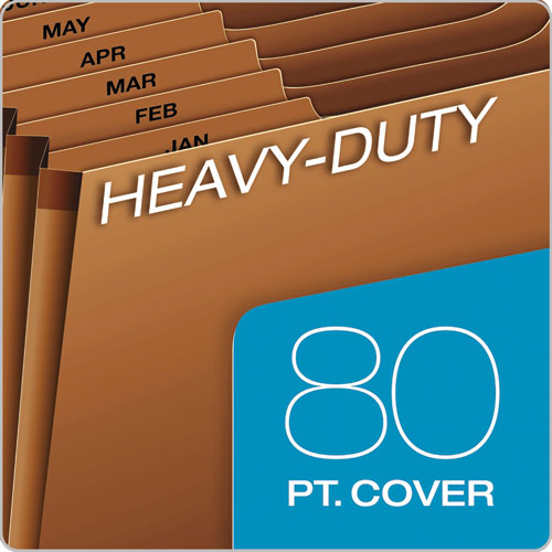 Pendaflex® wholesale. PENDAFLEX Heavy-duty Expanding File, 31 Sections, 1-3-cut Tab, Letter Size, Redrope. HSD Wholesale: Janitorial Supplies, Breakroom Supplies, Office Supplies.