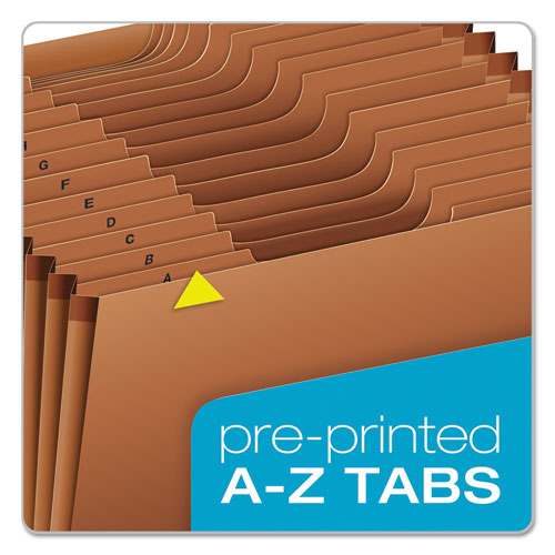 Pendaflex® wholesale. PENDAFLEX Heavy-duty Expanding File, 21 Sections, 1-3-cut Tab, Legal Size, Redrope. HSD Wholesale: Janitorial Supplies, Breakroom Supplies, Office Supplies.