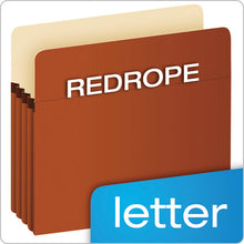 Load image into Gallery viewer, Pendaflex® wholesale. PENDAFLEX Pocket File, 3.5&quot; Expansion, Letter Size, Red Fiber. HSD Wholesale: Janitorial Supplies, Breakroom Supplies, Office Supplies.