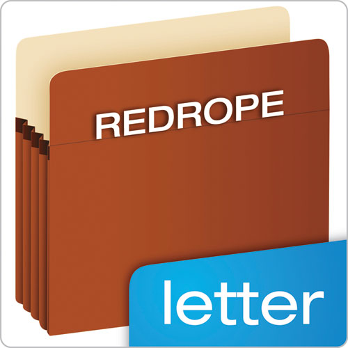 Pendaflex® wholesale. PENDAFLEX Pocket File, 3.5" Expansion, Letter Size, Red Fiber. HSD Wholesale: Janitorial Supplies, Breakroom Supplies, Office Supplies.