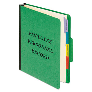 Pendaflex® wholesale. PENDAFLEX Vertical Style Personnel Folders, 1-3-cut Tabs, Center Position, Letter Size, Green. HSD Wholesale: Janitorial Supplies, Breakroom Supplies, Office Supplies.