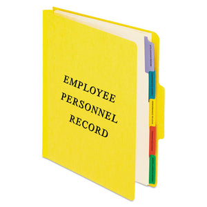 Pendaflex® wholesale. PENDAFLEX Vertical Style Personnel Folders, 1-3-cut Tabs, Center Position, Letter Size, Yellow. HSD Wholesale: Janitorial Supplies, Breakroom Supplies, Office Supplies.