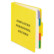 Pendaflex® wholesale. PENDAFLEX Vertical Style Personnel Folders, 1-3-cut Tabs, Center Position, Letter Size, Yellow. HSD Wholesale: Janitorial Supplies, Breakroom Supplies, Office Supplies.