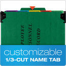 Pendaflex® wholesale. PENDAFLEX Hanging Style Personnel Folders, 1-3-cut Tabs, Center Position, Letter Size, Green. HSD Wholesale: Janitorial Supplies, Breakroom Supplies, Office Supplies.