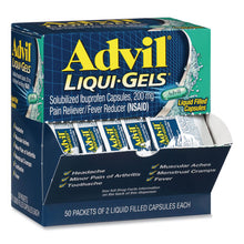 Load image into Gallery viewer, Advil® wholesale. Liqui-gels, Two-pack, 50 Packs-box. HSD Wholesale: Janitorial Supplies, Breakroom Supplies, Office Supplies.