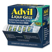 Load image into Gallery viewer, Advil® wholesale. Liqui-gels, Two-pack, 50 Packs-box. HSD Wholesale: Janitorial Supplies, Breakroom Supplies, Office Supplies.