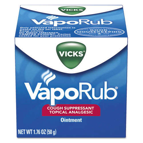 Vicks® wholesale. Vaporub, 1.76 Oz Jar, 36-carton. HSD Wholesale: Janitorial Supplies, Breakroom Supplies, Office Supplies.