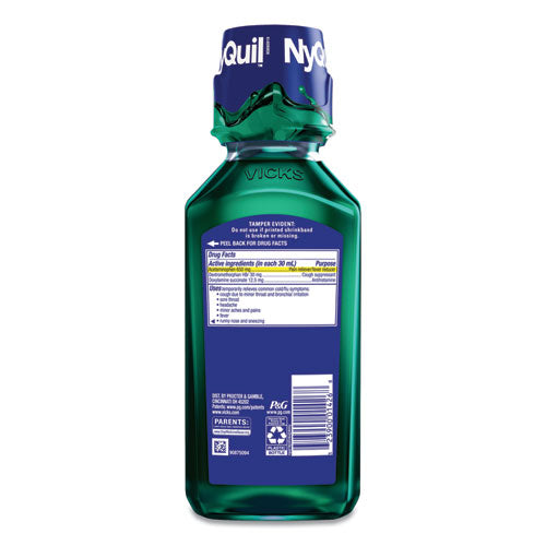 Vicks® wholesale. Nyquil Cold And Flu Nighttime Liquid, 12 Oz Bottle. HSD Wholesale: Janitorial Supplies, Breakroom Supplies, Office Supplies.