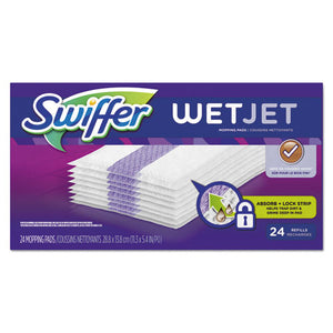 Swiffer® wholesale. Swiffer Wetjet System Refill Cloths, 11.3" X 5.4", White, 24-box, 4-ctn. HSD Wholesale: Janitorial Supplies, Breakroom Supplies, Office Supplies.