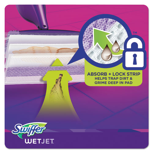 Swiffer® wholesale. Swiffer Wetjet System Refill Cloths, 11.3" X 5.4", White, 24-box. HSD Wholesale: Janitorial Supplies, Breakroom Supplies, Office Supplies.