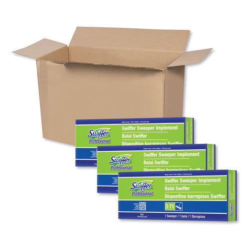 Swiffer® wholesale. Swiffer Sweeper Mop, 10" Wide Mop, Green, 3-carton. HSD Wholesale: Janitorial Supplies, Breakroom Supplies, Office Supplies.