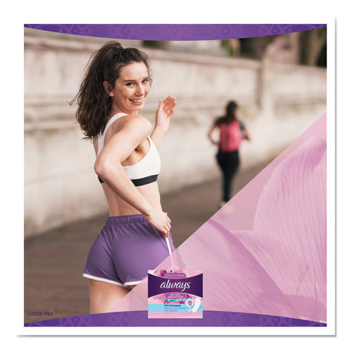 Always® wholesale. Thin Daily Panty Liners, Regular, 120-pack, 6 Packs-carton. HSD Wholesale: Janitorial Supplies, Breakroom Supplies, Office Supplies.