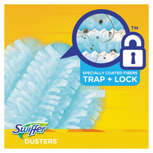 Load image into Gallery viewer, Swiffer® wholesale. Swiffer Dusters Starter Kit, Dust Lock Fiber, 6&quot; Handle, Blue-yellow, 6-carton. HSD Wholesale: Janitorial Supplies, Breakroom Supplies, Office Supplies.