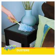 Load image into Gallery viewer, Swiffer® wholesale. Swiffer Dusters Starter Kit, Dust Lock Fiber, 6&quot; Handle, Blue-yellow, 6-carton. HSD Wholesale: Janitorial Supplies, Breakroom Supplies, Office Supplies.