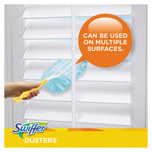 Load image into Gallery viewer, Swiffer® wholesale. Swiffer Dusters Starter Kit, Dust Lock Fiber, 6&quot; Handle, Blue-yellow, 6-carton. HSD Wholesale: Janitorial Supplies, Breakroom Supplies, Office Supplies.