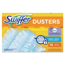 Load image into Gallery viewer, Swiffer® wholesale. Swiffer Dusters Starter Kit, Dust Lock Fiber, 6&quot; Handle, Blue-yellow, 6-carton. HSD Wholesale: Janitorial Supplies, Breakroom Supplies, Office Supplies.