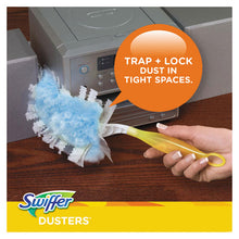 Load image into Gallery viewer, Swiffer® wholesale. Swiffer Refill Dusters, Dustlock Fiber, Light Blue, Lavender Vanilla Scent,10-bx,4bx-ctn. HSD Wholesale: Janitorial Supplies, Breakroom Supplies, Office Supplies.