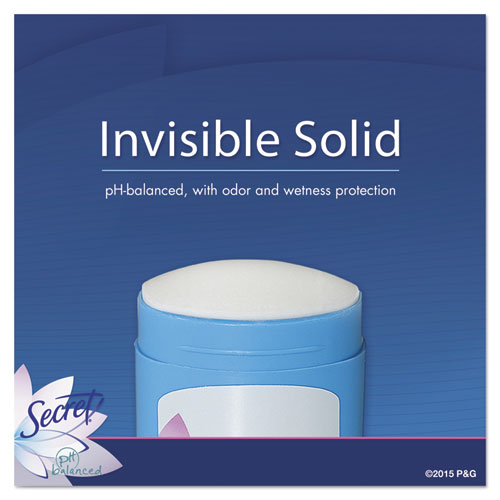 Secret® wholesale. Invisible Solid Anti-perspirant And Deodorant, Powder Fresh, 0.5 Oz Stick. HSD Wholesale: Janitorial Supplies, Breakroom Supplies, Office Supplies.