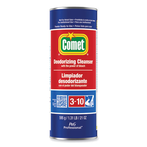 Comet® wholesale. Comet Deodorizing Cleanser With Bleach, Powder, 21 Oz Canister, 24-carton. HSD Wholesale: Janitorial Supplies, Breakroom Supplies, Office Supplies.