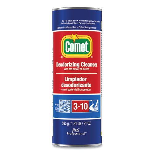 Comet® wholesale. Comet Deodorizing Cleanser With Bleach, Powder, 21 Oz Canister. HSD Wholesale: Janitorial Supplies, Breakroom Supplies, Office Supplies.