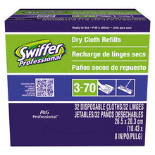 Load image into Gallery viewer, Swiffer® wholesale. Swiffer Dry Refill Cloths, White, 10 5-8&quot; X 8&quot;, 32-box. HSD Wholesale: Janitorial Supplies, Breakroom Supplies, Office Supplies.