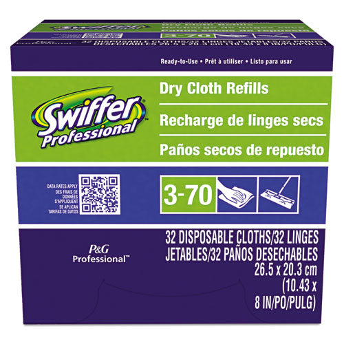 Swiffer® wholesale. Swiffer Dry Refill Cloths, White, 10 5-8