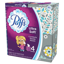 Load image into Gallery viewer, Ultra Soft Facial Tissue, 2-ply, White, 56 Sheets-box, 4 Boxes-pack