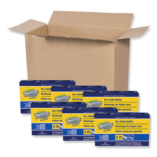 Swiffer® wholesale. Swiffer Max-xl Dry Refill Cloths, 17 7-8 X 10, White, 16-box, 6 Boxes-carton. HSD Wholesale: Janitorial Supplies, Breakroom Supplies, Office Supplies.