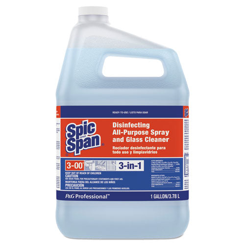 Spic and Span® wholesale. Disinfecting All-purpose Spray And Glass Cleaner, Fresh Scent, 1 Gal Bottle, 3-carton. HSD Wholesale: Janitorial Supplies, Breakroom Supplies, Office Supplies.