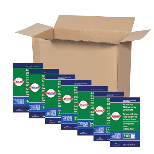 Cascade® wholesale. CASCADE Automatic Dishwasher Powder, Fresh Scent, 75 Oz Box, 7-carton. HSD Wholesale: Janitorial Supplies, Breakroom Supplies, Office Supplies.