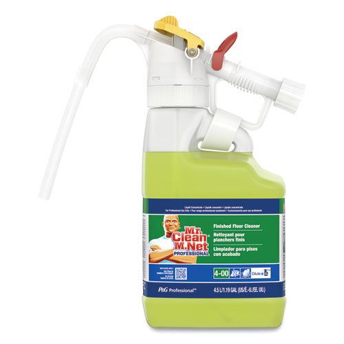 P&G Professional™ wholesale. P&G Dilute 2 Go, Mr Clean Finished Floor Cleaner, Lemon Scent, 4.5 L Jug, 1-carton. HSD Wholesale: Janitorial Supplies, Breakroom Supplies, Office Supplies.