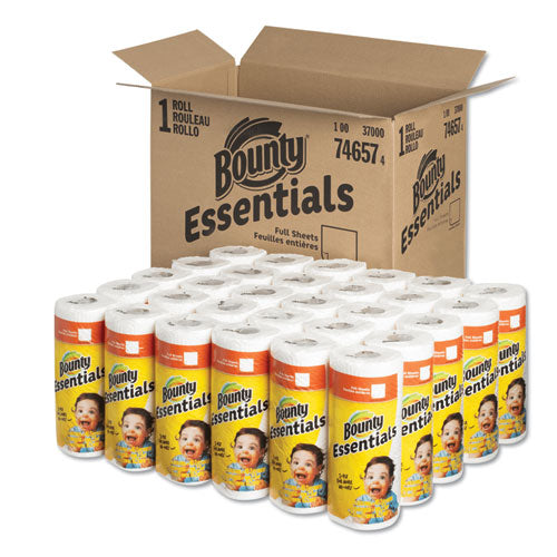 Bounty® wholesale. Essentials Kitchen Roll Paper Towels, 2-ply, 11 X 10.2, 40 Sheets-roll, 30 Rolls-carton. HSD Wholesale: Janitorial Supplies, Breakroom Supplies, Office Supplies.