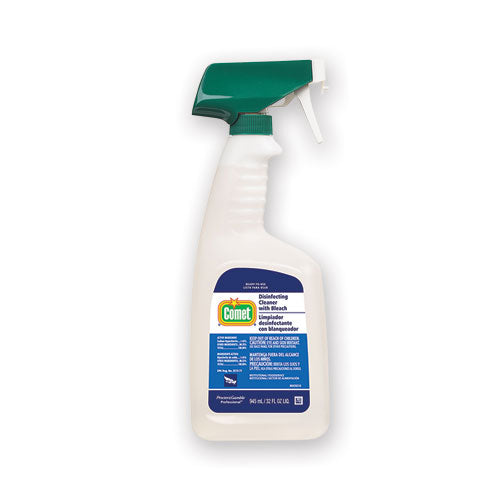 Comet® wholesale. Comet Disinfecting Cleaner With Bleach, 32 Oz, Plastic Spray Bottle, Fresh Scent, 6-carton. HSD Wholesale: Janitorial Supplies, Breakroom Supplies, Office Supplies.