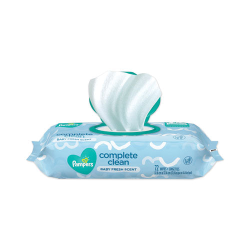 Pampers® wholesale. Complete Clean Baby Wipes, 1-ply, Baby Fresh, 72 Wipes-pack, 8 Packs-carton. HSD Wholesale: Janitorial Supplies, Breakroom Supplies, Office Supplies.