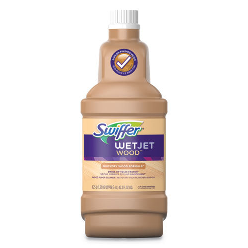 Swiffer® wholesale. Swiffer Wetjet System Cleaning-solution Refill, Blossom Breeze Scent, 1.25 L Bottle, 4-carton. HSD Wholesale: Janitorial Supplies, Breakroom Supplies, Office Supplies.