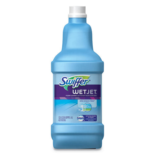 Swiffer® wholesale. Swiffer Wetjet System Cleaning-solution Refill, Fresh Scent, 1.25 L Bottle. HSD Wholesale: Janitorial Supplies, Breakroom Supplies, Office Supplies.