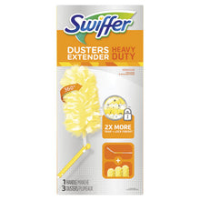 Load image into Gallery viewer, Swiffer® wholesale. Swiffer Heavy Duty Dusters, Plastic Handle Extends To 3 Ft, 1 Handle And 3 Dusters-kit, 6 Kits-carton. HSD Wholesale: Janitorial Supplies, Breakroom Supplies, Office Supplies.