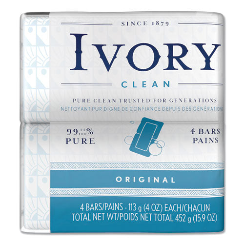 Ivory® wholesale. IVORY Bar Soap, Original Scent, 4 Oz, 4-pack, 18 Packs-carton. HSD Wholesale: Janitorial Supplies, Breakroom Supplies, Office Supplies.