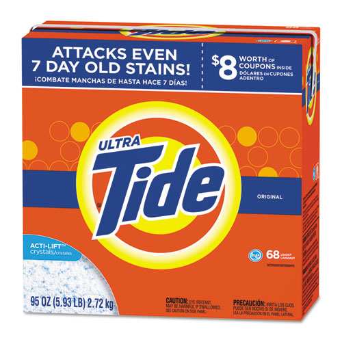 Tide® wholesale. Tide® High Efficiency Laundry Detergent, Original Scent, Powder, 95 Oz Box, 3-carton. HSD Wholesale: Janitorial Supplies, Breakroom Supplies, Office Supplies.