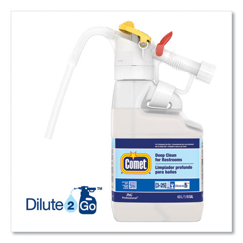 P&G Professional™ wholesale. P&G Dilute 2 Go, Comet Deep Clean For Restrooms, Fresh Scent, , 4.5 L Jug, 1-carton. HSD Wholesale: Janitorial Supplies, Breakroom Supplies, Office Supplies.