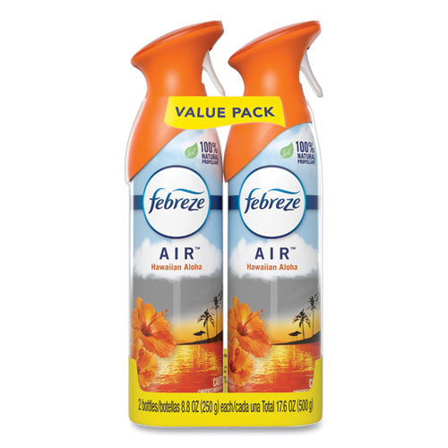 Febreze® wholesale. Febreeze Air, Hawaiian Aloha, 8.8 Oz Aerosol, 2-pack. HSD Wholesale: Janitorial Supplies, Breakroom Supplies, Office Supplies.