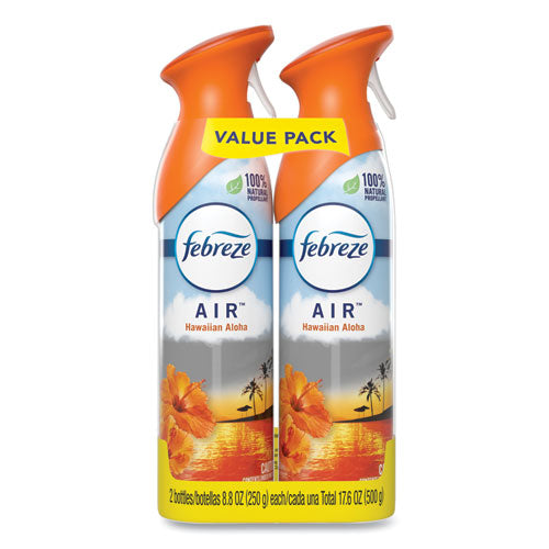 Febreze® wholesale. Febreeze Air, Hawaiian Aloha, 8.8 Oz Aerosol, 2-pack, 6 Packs-carton. HSD Wholesale: Janitorial Supplies, Breakroom Supplies, Office Supplies.