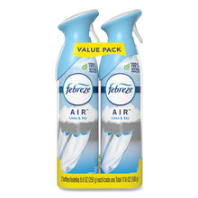 Load image into Gallery viewer, Febreze® wholesale. Febreeze Air, Linen And Sky, 8.8 Oz Aerosol, 2-pack. HSD Wholesale: Janitorial Supplies, Breakroom Supplies, Office Supplies.