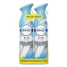 Load image into Gallery viewer, Febreze® wholesale. Febreeze Air, Linen And Sky, 8.8 Oz Aerosol, 2-pack, 6 Pack-carton. HSD Wholesale: Janitorial Supplies, Breakroom Supplies, Office Supplies.