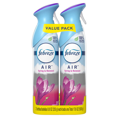 Febreze® wholesale. Febreeze Air, Spring And Renewal, 8.8 Oz Aerosol, 2-pack, 6 Pack-carton. HSD Wholesale: Janitorial Supplies, Breakroom Supplies, Office Supplies.