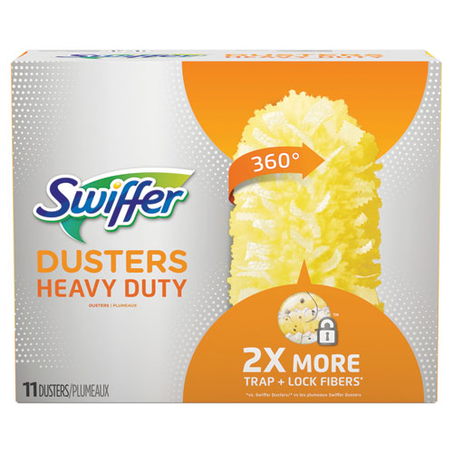 Swiffer® wholesale. Swiffer Heavy Duty Dusters Refill, Dust Lock Fiber, 2" X 6", Yellow, 33-carton. HSD Wholesale: Janitorial Supplies, Breakroom Supplies, Office Supplies.
