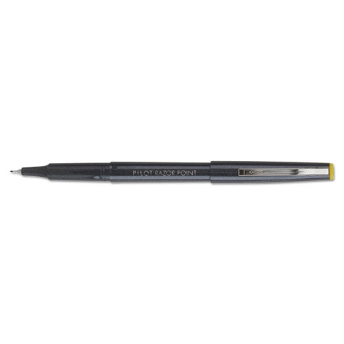 Pilot® wholesale. Razor Point Stick Porous Point Marker Pen, 0.3mm, Black Ink-barrel, Dozen. HSD Wholesale: Janitorial Supplies, Breakroom Supplies, Office Supplies.