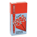 Pilot® wholesale. Razor Point Stick Porous Point Marker Pen, 0.3mm, Red Ink-barrel, Dozen. HSD Wholesale: Janitorial Supplies, Breakroom Supplies, Office Supplies.