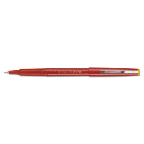 Pilot® wholesale. Razor Point Stick Porous Point Marker Pen, 0.3mm, Red Ink-barrel, Dozen. HSD Wholesale: Janitorial Supplies, Breakroom Supplies, Office Supplies.